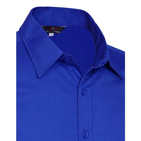 PJ PAUL JONES Graphic Tshirt 7 Paul Jones Men's Long Sleeves Button Down Dress Shirts