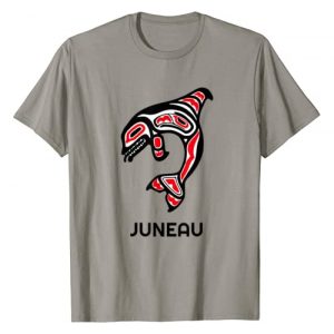 Juneau Alaska Native American Killer Whale Orcas Graphic Tshirt 1 Juneau, Alaska Native American Indian Orca Killer Whales Art T-Shirt